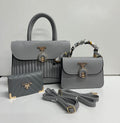 Luxury 3-Piece Designer-Inspired Handbag Set