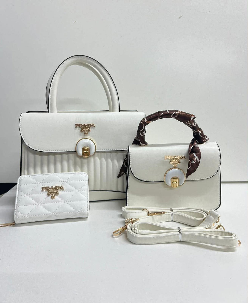 Luxury 3-Piece Designer-Inspired Handbag Set